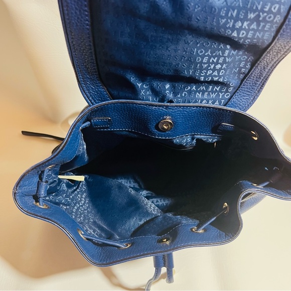 Kate Spade Dark Blue Adjustable Backpack - Picture 3 of 4